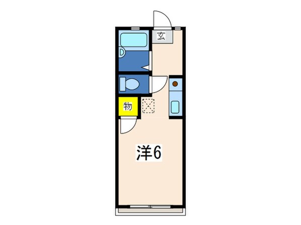 コーポカメリアの物件間取画像